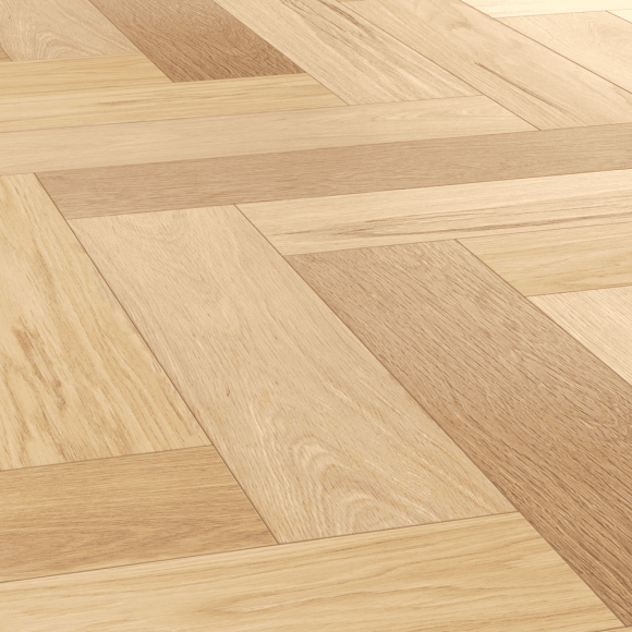 Инженерная доска Royal Parket Английская Елка Дуб Натур Роуз