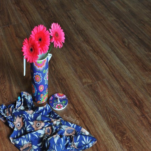 ПВХ плитка Ecoclick Rich Дуб Амаранта NOX-1956