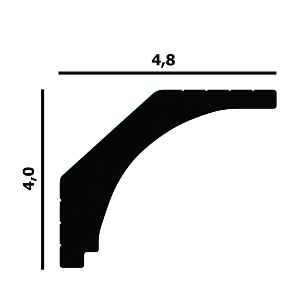 Карниз Перфект Плюс P13