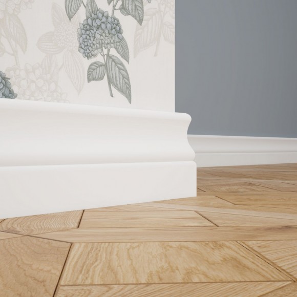 Плинтус ЛДФ под покраску Ultrawood Base 5340