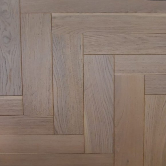 Инженерная доска Kraft Parkett Английская елка Дуб Натур 901