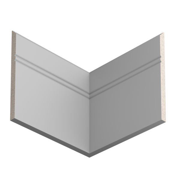 Плинтус ЛДФ под покраску Ultrawood Base 5381 i