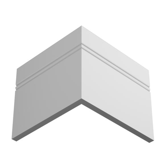 Плинтус ЛДФ под покраску Ultrawood Base 5381 i