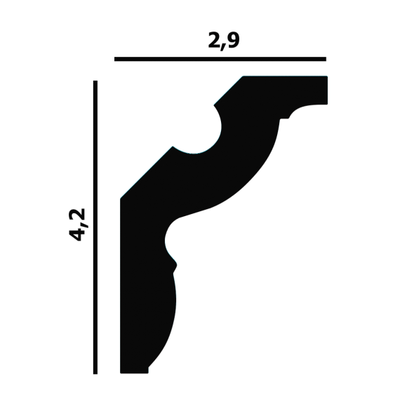 Карниз Перфект Плюс P22