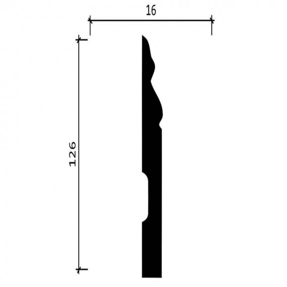 Плинтус напольный Decor Dizayn DD50 Плинтус напольный Decor Dizayn DD50