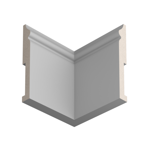 Плинтус ЛДФ под покраску Ultrawood Base 5500 i Плинтус ЛДФ под покраску Ultrawood Base 5500 i