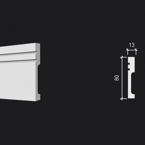 Плинтус напольный Decor Dizayn DD717