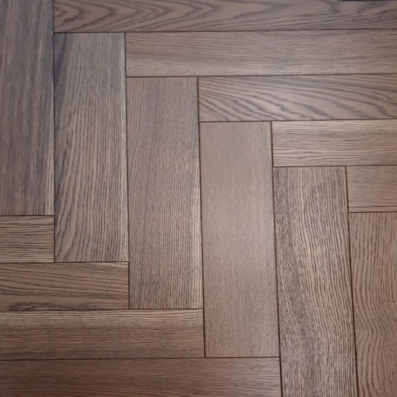 Инженерная доска Kraft Parkett Английская елка Дуб Натур 904