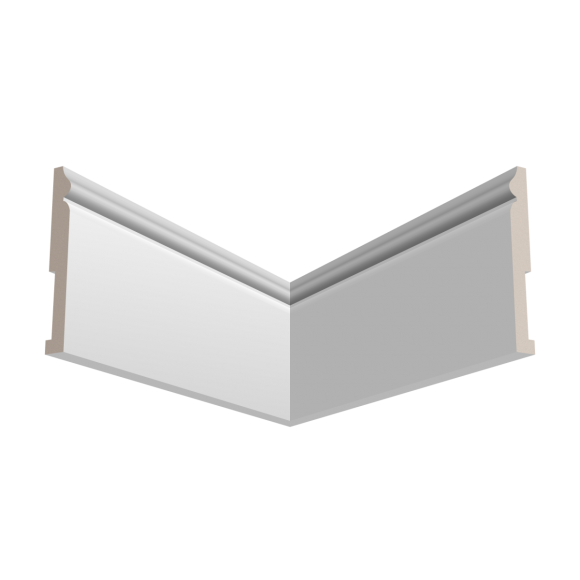 Плинтус деревянный под покраску Ultrawood Base 5501 W