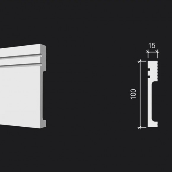 Плинтус напольный Decor Dizayn DD719