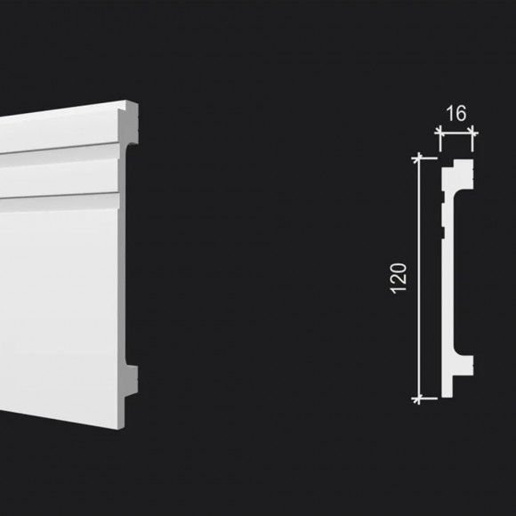 Плинтус напольный Decor Dizayn DD724