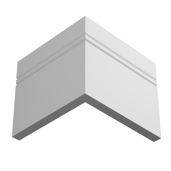 Плинтус ЛДФ под покраску Ultrawood Base 5901 i