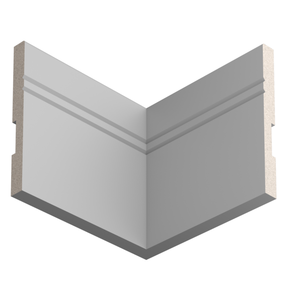 Плинтус ЛДФ под покраску Ultrawood Base 5901 i