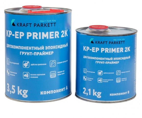 Грунт Kraft Parkett 2-х компонентный KP-EP PRIMER 2K