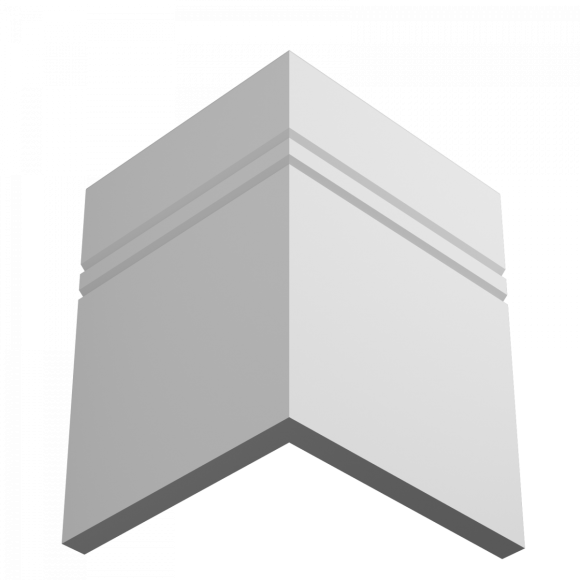 Плинтус ЛДФ под покраску Ultrawood Base 5902 i