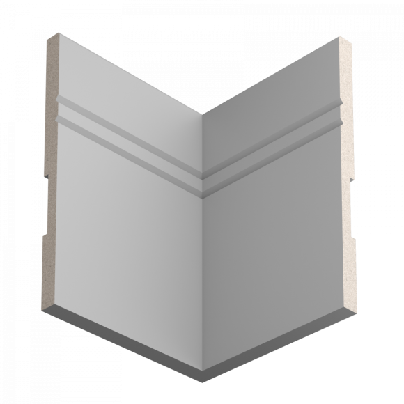 Плинтус ЛДФ под покраску Ultrawood Base 5902 i