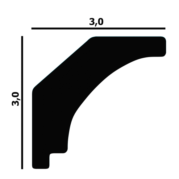 Карниз Перфект Плюс P37