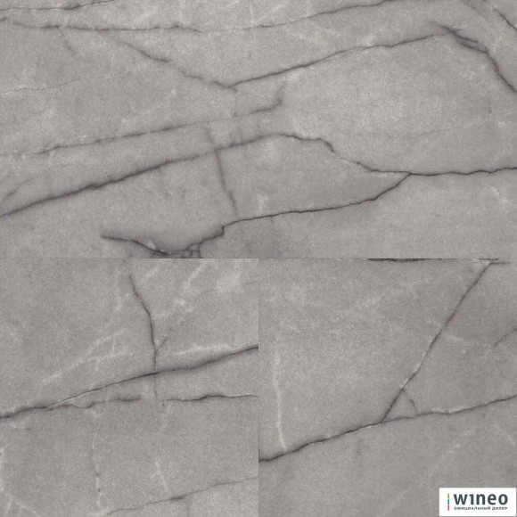 Биопол Wineo Purline Мрамор Серый PL105C