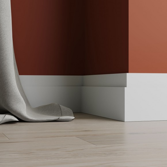 Плинтус ЛДФ под покраску Ultrawood Base 7512 i Плинтус ЛДФ под покраску Ultrawood Base 7512 i