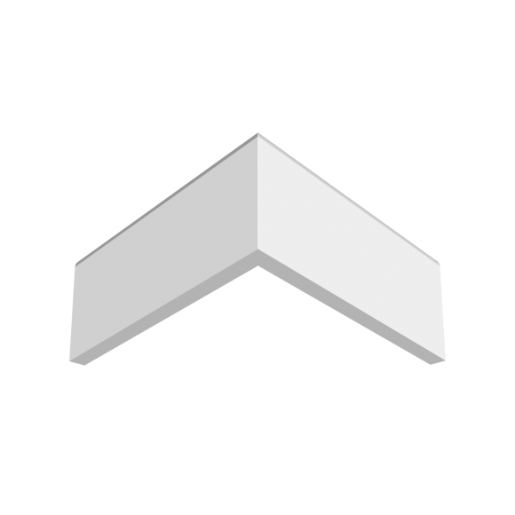 Плинтус ЛДФ под покраску Ultrawood Base 8012 i