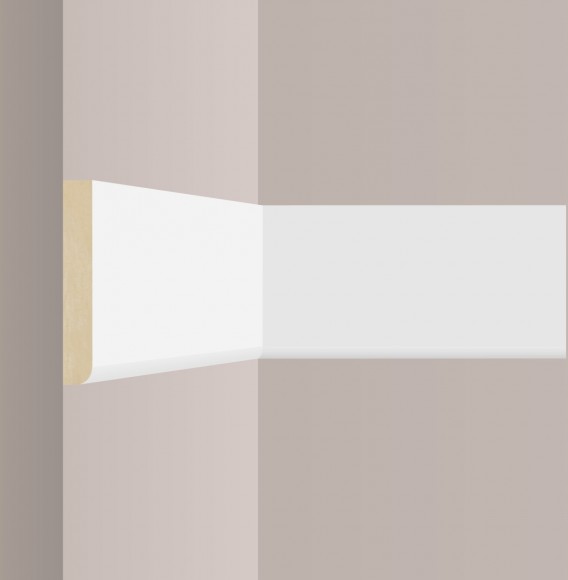 Плинтус ЛДФ под покраску Ultrawood Base 8012 i