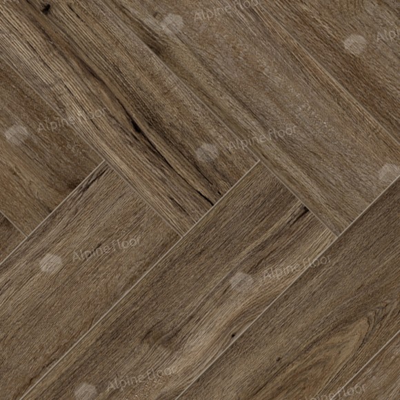 Ламинат Alpine Floor Herringbone Дуб Бордо LF102-10