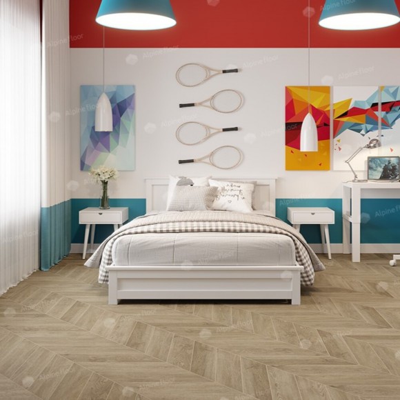 SPC Ламинат Alpine Floor Chevron Дуб Ваниль Селект ECO 18-2 Французская елка