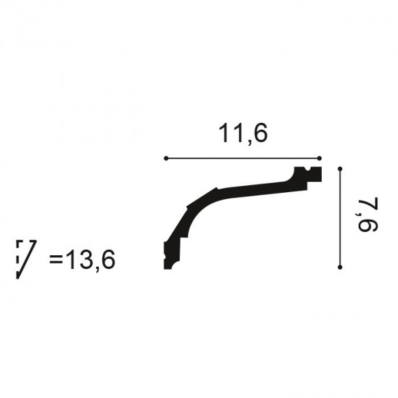 Карниз гибкий Orac Decor C220F