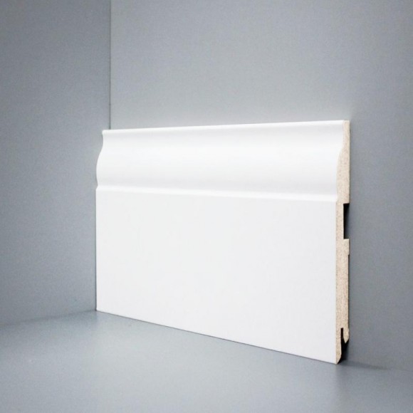 Плинтус напольный Deartio Universal Белый U 103-120