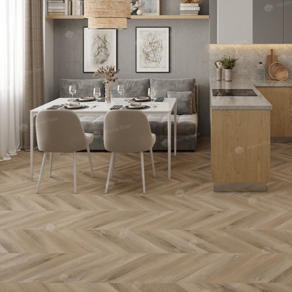 SPC Ламинат Alpine Floor Chevron Дуб Синистра ECO 18-6 Французская елка