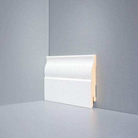 Плинтус напольный Deartio Universal Белый U 103-80