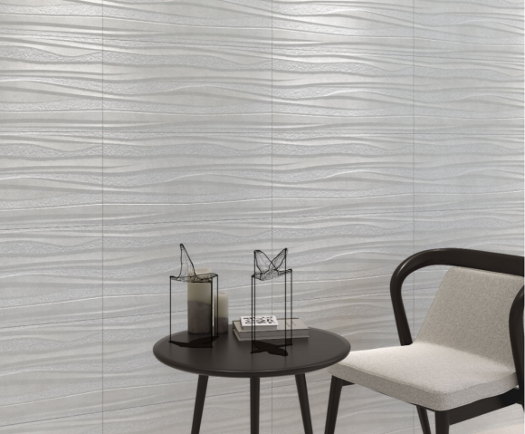 Керамогранит Vitra NEWCON 3D ДЕКОР БЕЛЫЙ РЕКТ 30Х60