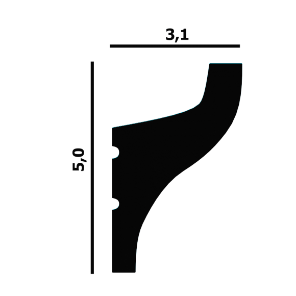Карниз Перфект Плюс P95