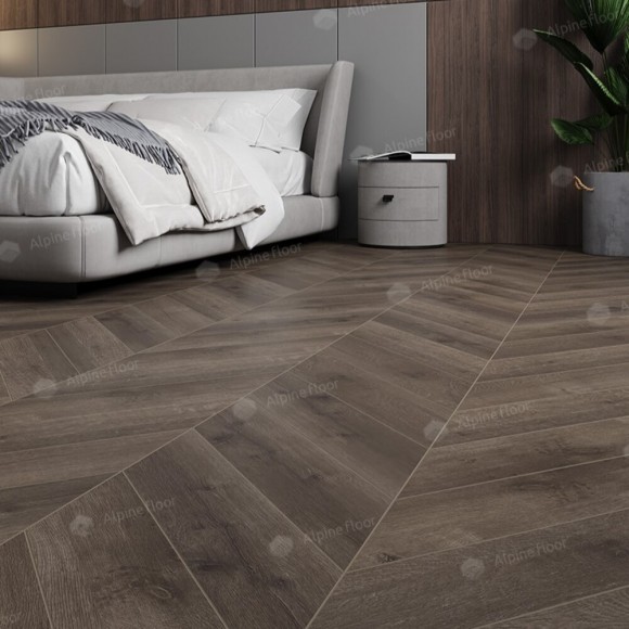 SPC Ламинат Alpine Floor Chevron Дуб Антарес ECO 18-9 Французская елка