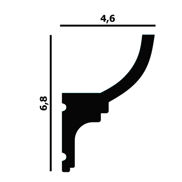 Карниз Перфект Плюс P96