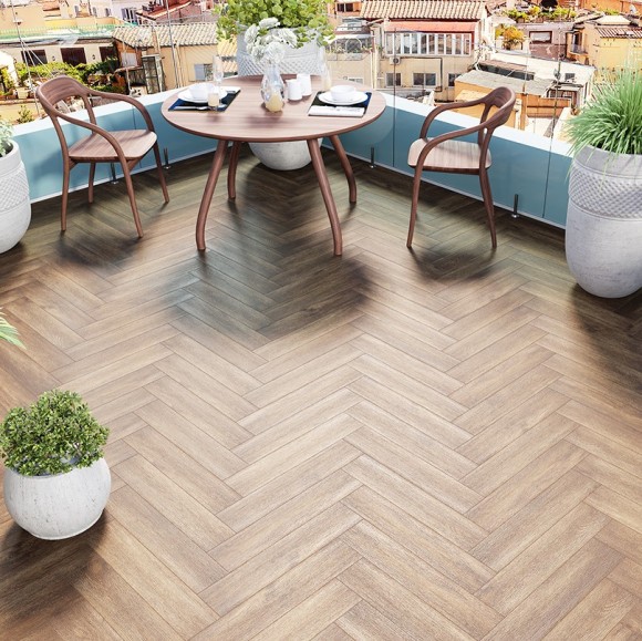 Кварц-виниловая плитка Alpine Floor Макадамия ECO 13-10