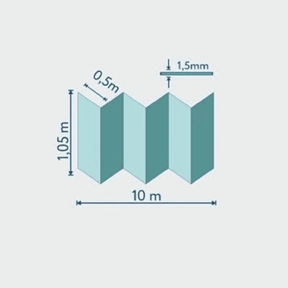 Подложка Solid гармошка под SPC/LVT 1.5 мм