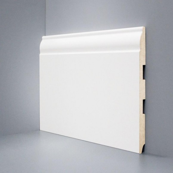 Плинтус напольный Deartio Universal Белый U 104-150