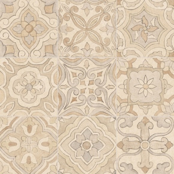 Керамогранит Vitra NEWCON ПЭЧВОРК ДЕКОР ТЕПЛАЯ ГАММА РЕКТ 60Х60