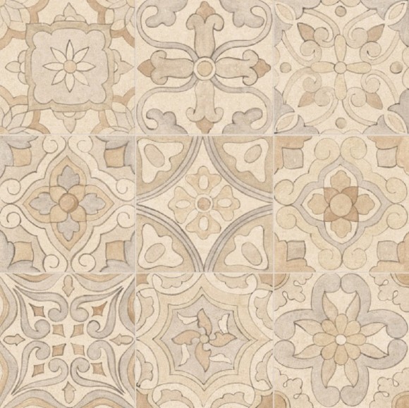 Керамогранит Vitra NEWCON ПЭЧВОРК ДЕКОР ТЕПЛАЯ ГАММА РЕКТ 60Х60