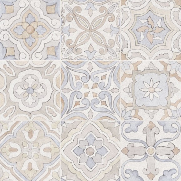 Керамогранит Vitra NEWCON ПЭЧВОРК ДЕКОР ХОЛОДНАЯ ГАММА РЕКТ 60Х60