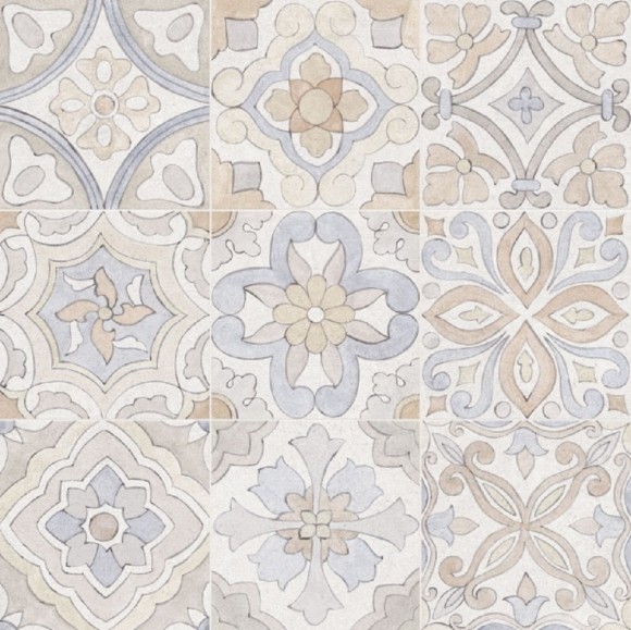 Керамогранит Vitra NEWCON ПЭЧВОРК ДЕКОР ХОЛОДНАЯ ГАММА РЕКТ 60Х60