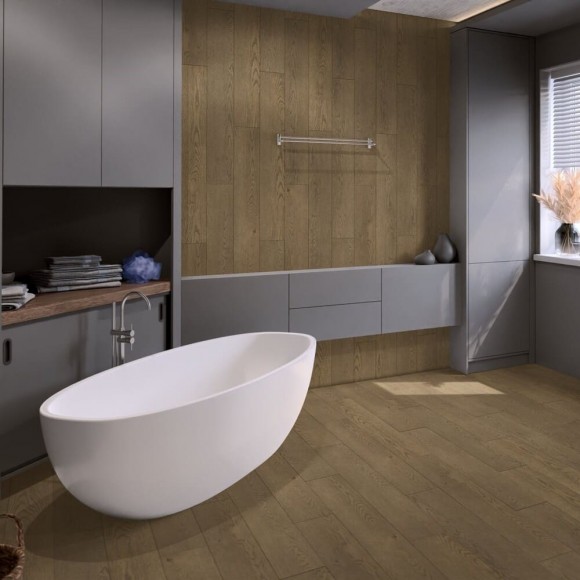 Кварцвиниловая плитка Damy Floor Family LVT клеевая Дуб Мокко 0030-6-LVT Кварцвиниловая плитка Damy Floor Family LVT клеевая Дуб Мокко 0030-6-LVT