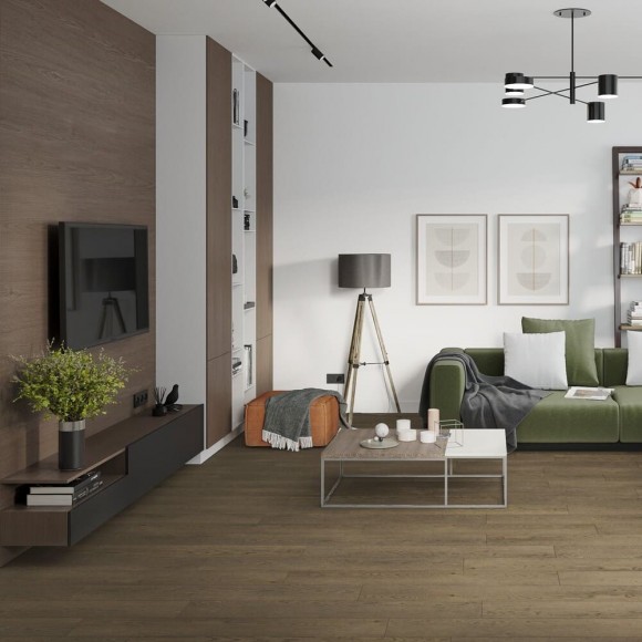 Кварцвиниловая плитка Damy Floor Family LVT клеевая Дуб Мокко 0030-6-LVT Кварцвиниловая плитка Damy Floor Family LVT клеевая Дуб Мокко 0030-6-LVT