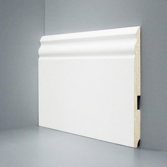 Плинтус напольный Deartio Universal Белый U 105-150