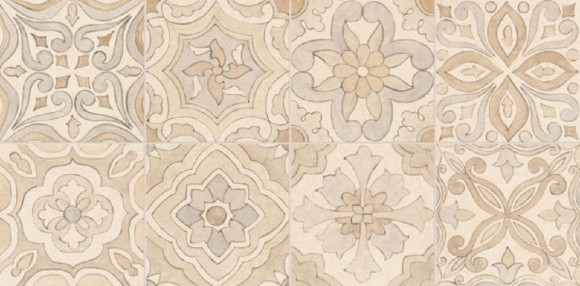 Керамогранит Vitra NEWCON ПЭЧВОРК ДЕКОР ТЕПЛАЯ ГАММА РЕКТ 30Х60