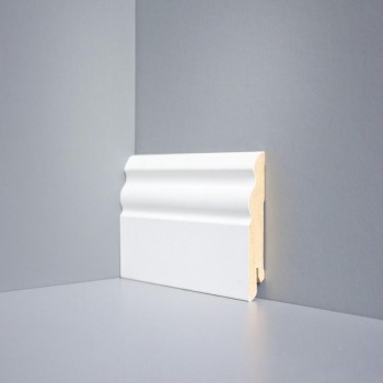 Плинтус напольный Deartio Universal Белый U 105-80