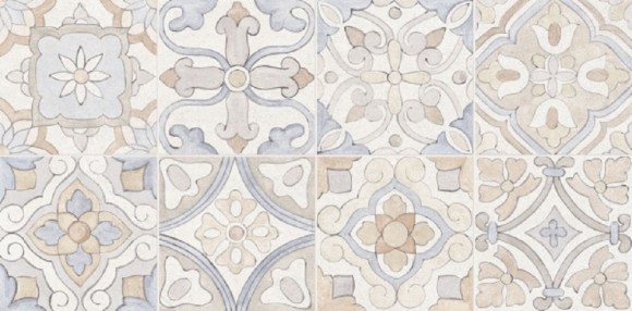 Керамогранит Vitra NEWCON ПЭЧВОРК ДЕКОР ХОЛОДНАЯ ГАММА РЕКТ 30Х60