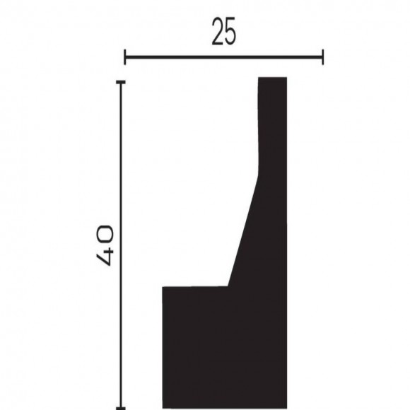 Молдинг с отражателем Decor Dizayn DD616