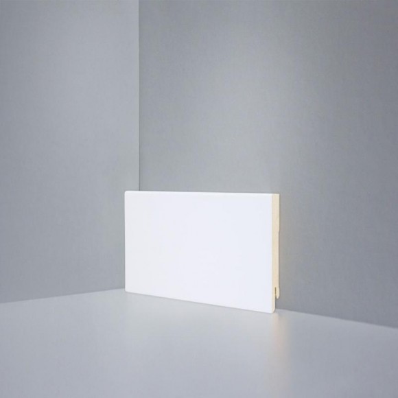 Плинтус напольный Deartio Universal Белый U 106-80